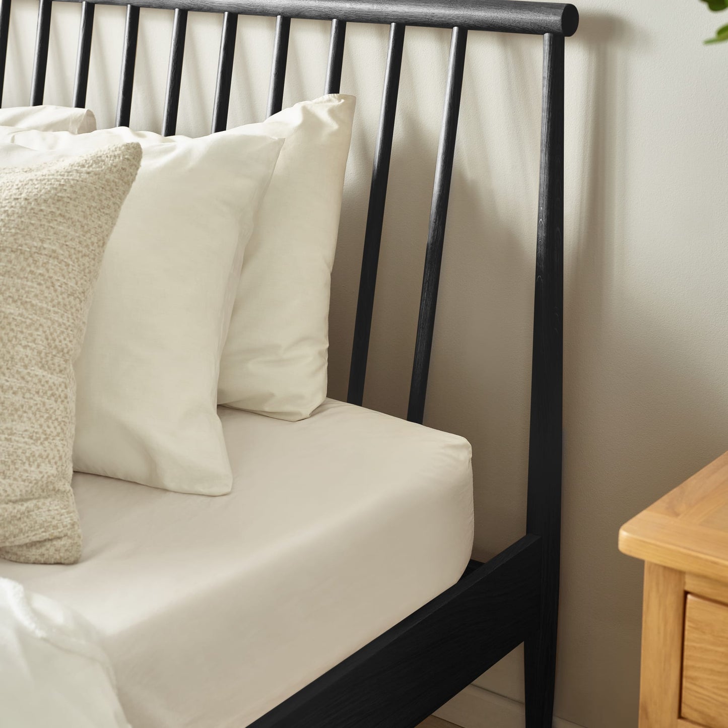 Julian Bowen Belton Spindle Bed Frame-Oak-Better Bed Company