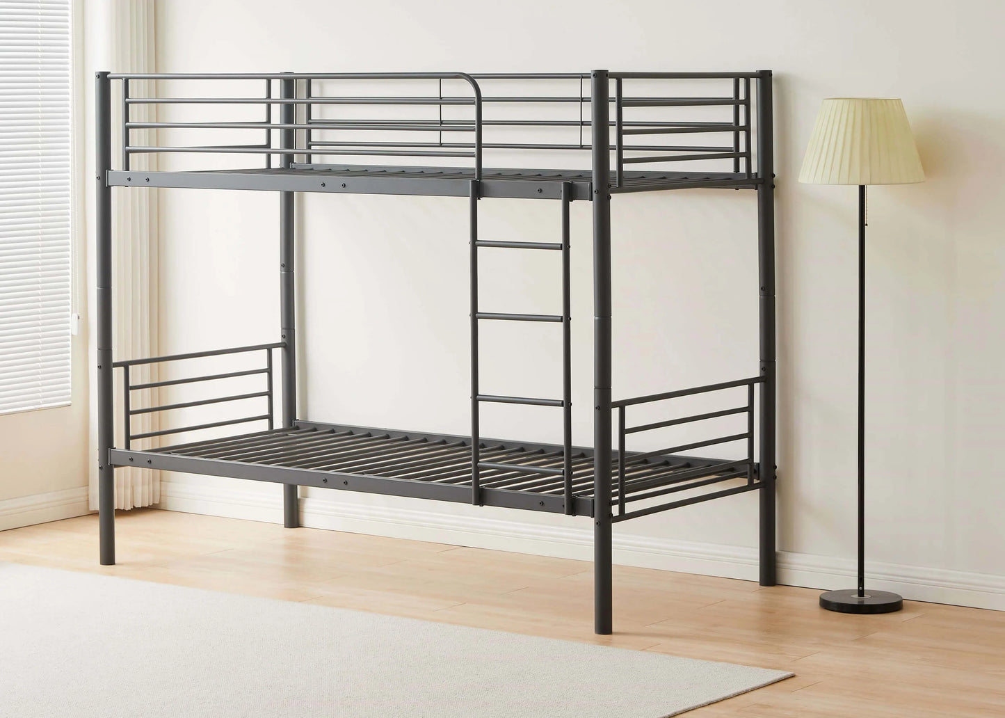 Beckham Metal Bunk Bed-Grey-Better Bed Company
