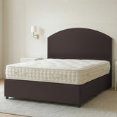 Dembie Chocolate Contract Divan Bed-Better Bed Company