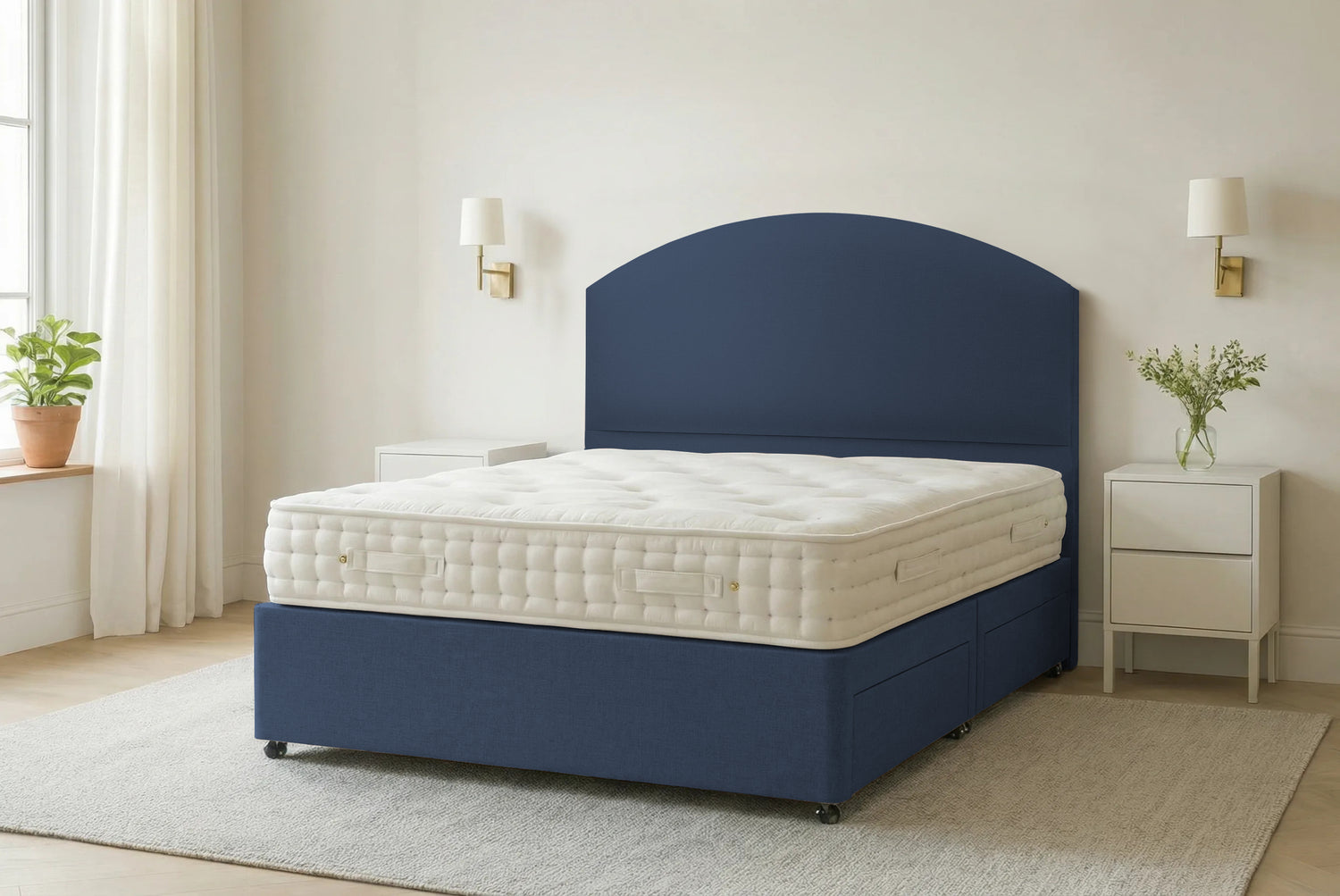 Dembie Midnight Contract Divan Bed-Better Bed Company
