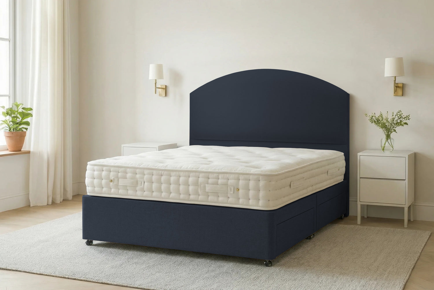 Dembie Black Contract Divan Bed-Better Bed Company