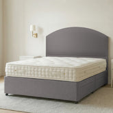 Dembie Slate Grey Contract Divan Bed-Better Bed Company