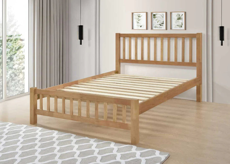 Benjamin Wooden Bed Frame-White-Better Bed Company