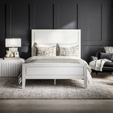 LPD Bay Wooden Bed Frame White-Better Bed Company
