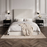 LPD Berlin Tall Bed Frame Milk-Better Bed Company