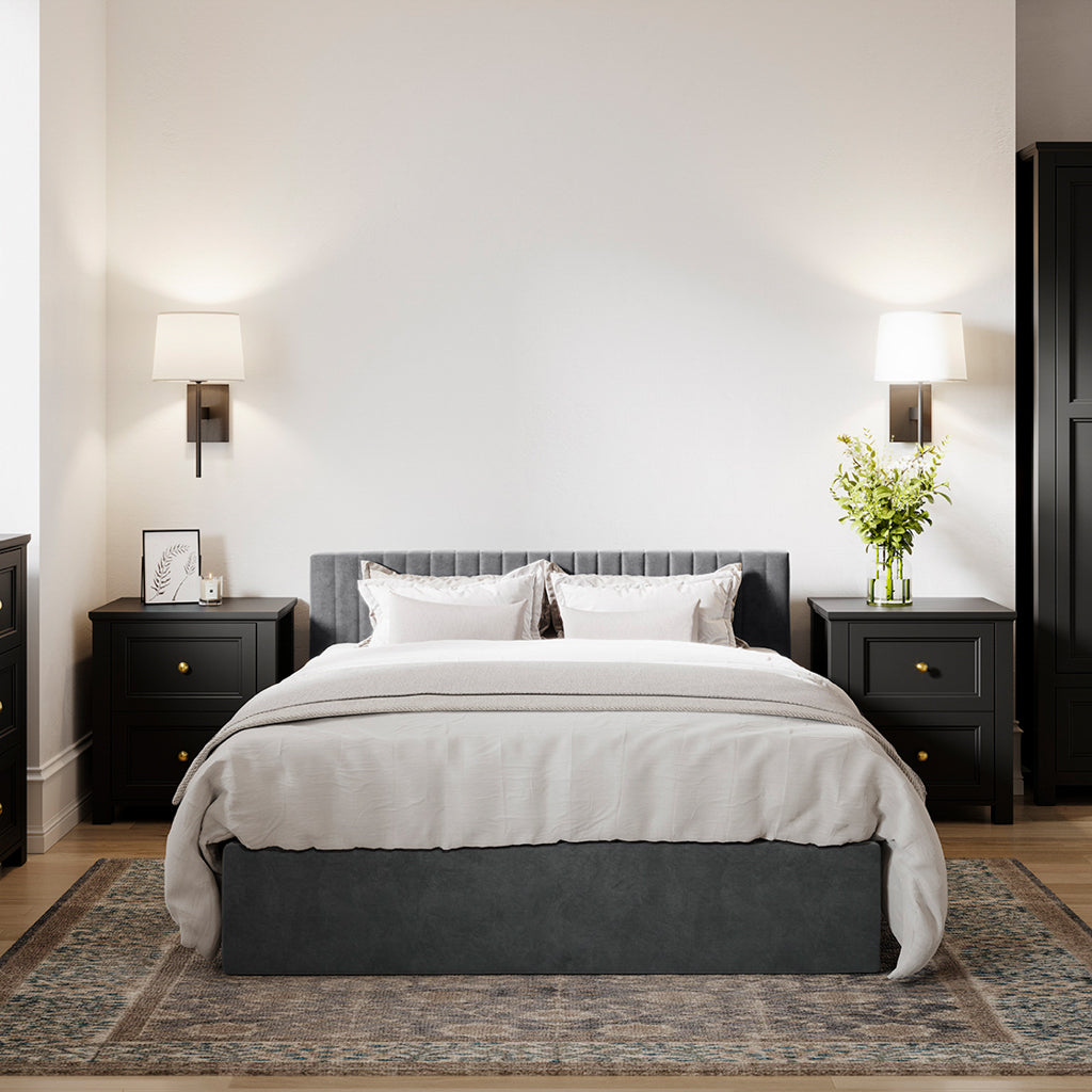 LPD Birlin Bed Frame Silver-Better Bed Company