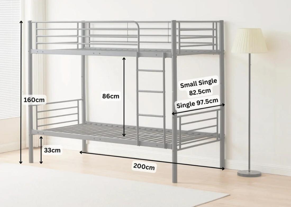 Beckham Metal Bunk Bed-Better Bed Company