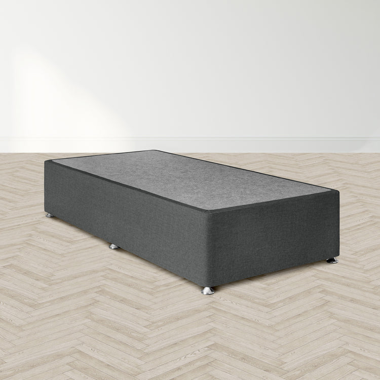 Airsprung Beds Blyth Divan Bed Base-3ft Base Charcoal-Better Bed Company