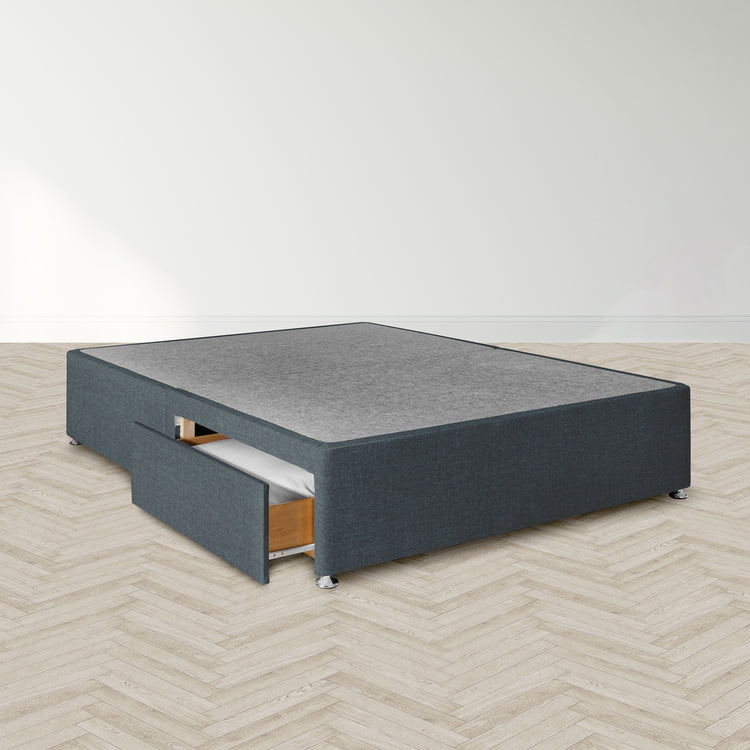 Airsprung Beds Blyth Divan Bed Base-5ft Base Denim-Better Bed Company
