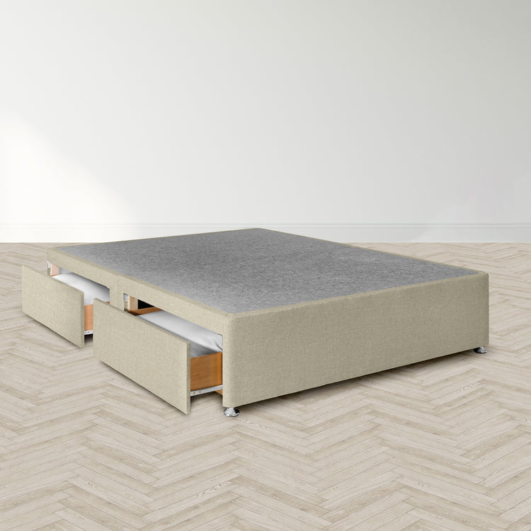 Airsprung Beds Blyth Divan Bed Base-5ft Base Silk 2 Drawers-Better Bed Company
