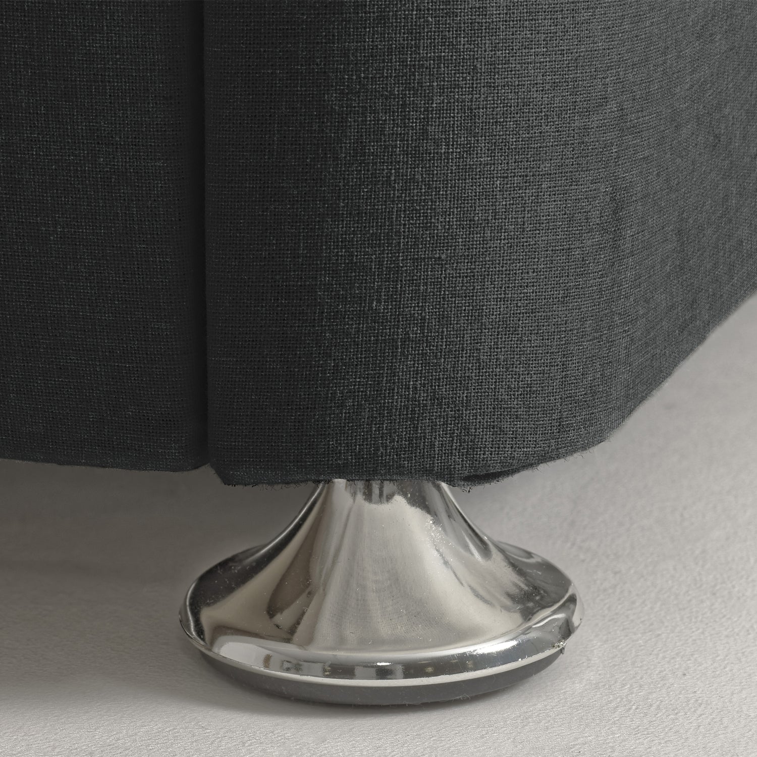 Airsprung Beds Blyth Divan Bed Base-Glide Charcoal-Better Bed Company