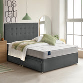 Airsprung Beds Blyth Ortho Mattress-Ravello RS Charcoal-Better Bed Company