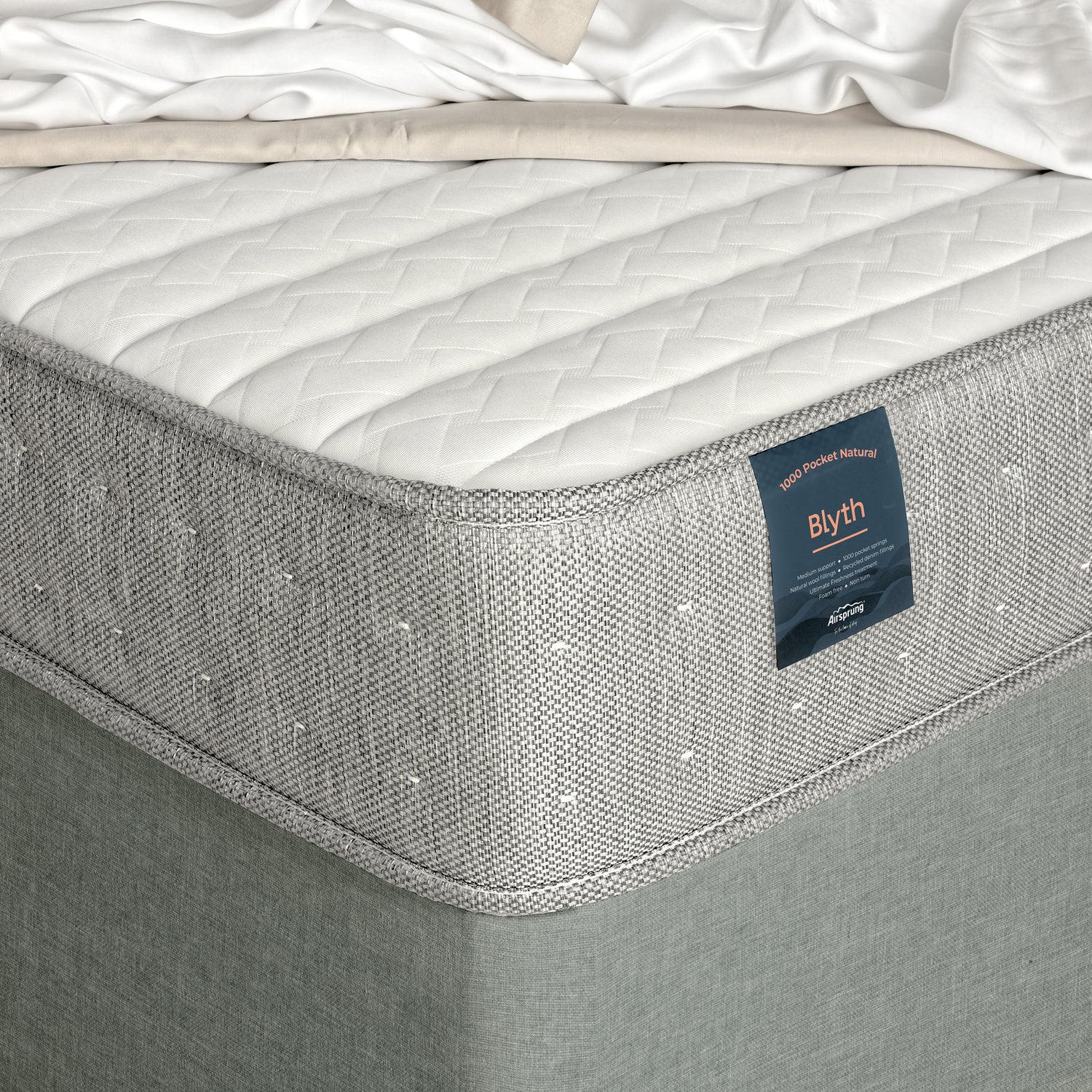 Airsprung Bed 1000 Pocket Natural Mattress-Better Bed Company