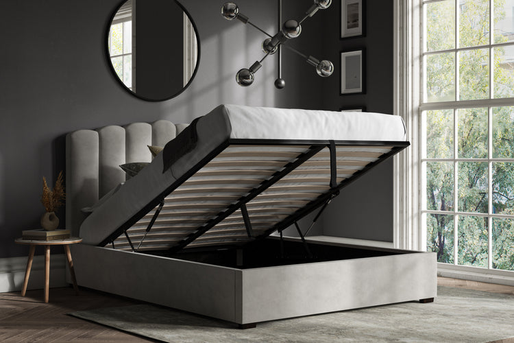 Emporia Beds Bradgate Ottoman bed Grey-Better Bed Company