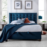 Kaydian Brunton Deep Blue Ocean Ottoman Bed-Better Bed Company