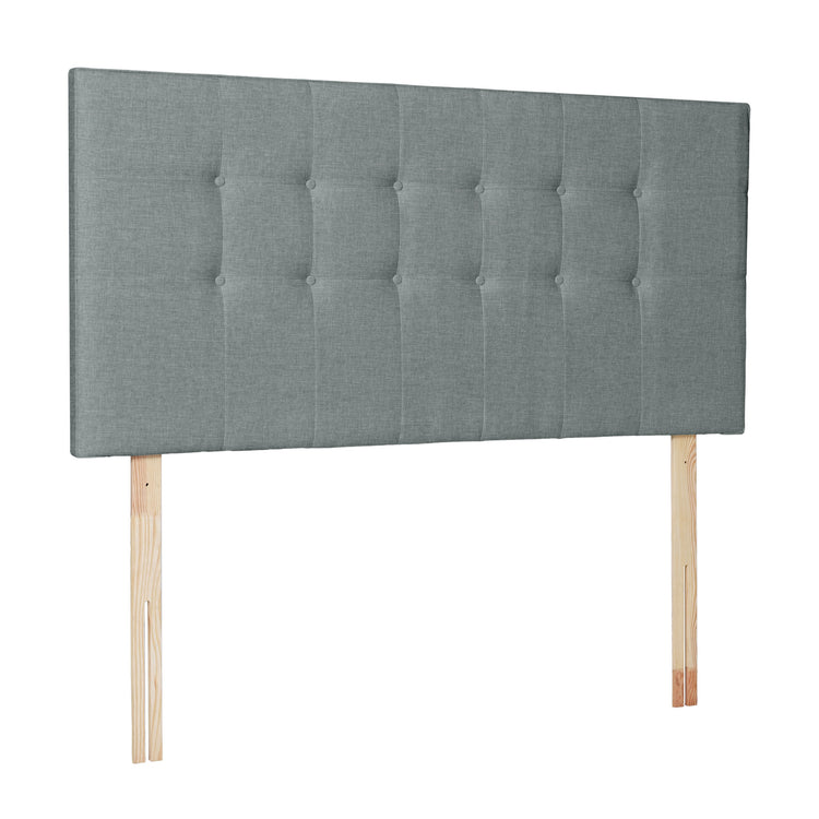 Airsprung Beds Blyth Button Headboard-Silver HB-Better Bed Company