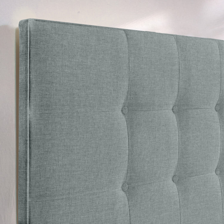 Airsprung Beds Blyth Button Headboard-Silver-Better Bed Company