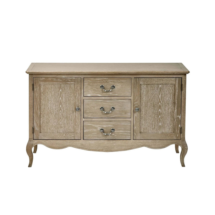 Julian Bowen Camille French Style 2 Door 2 Drawer Sideboard From Front-Better Bed Company
