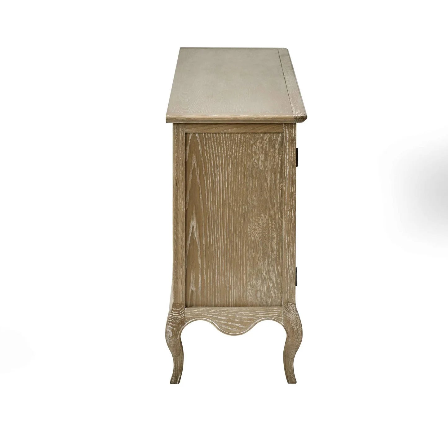 Julian Bowen Camille French Style 2 Door 2 Drawer Sideboard From Side detail-Better Bed Company