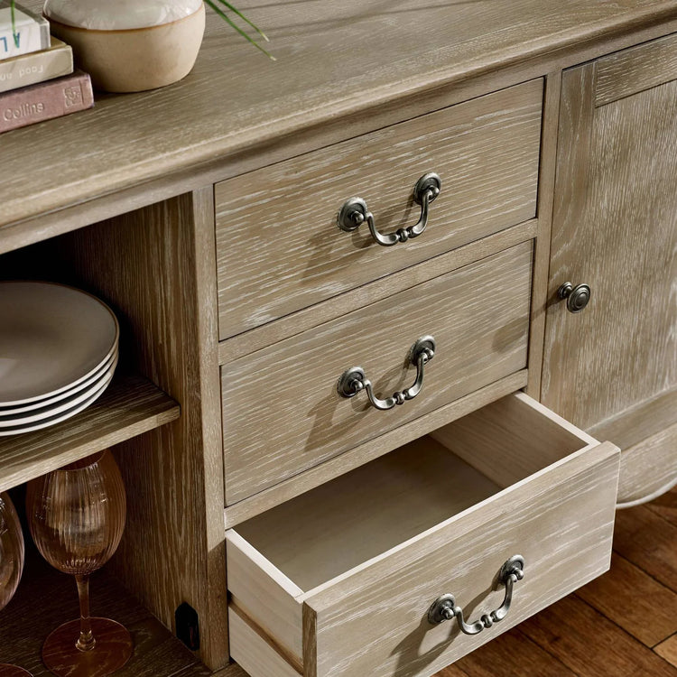 Julian Bowen Camille French Style 2 Door 2 Drawer Sideboard Inside Drawer-Better Bed Company