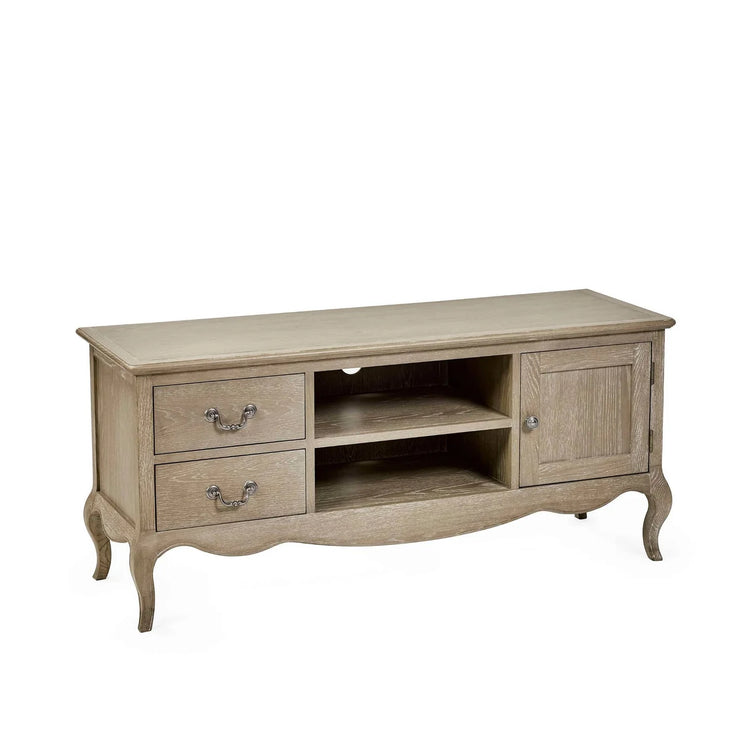 Julian Bowen Camille French Style TV Unit From Front Side-Better Bed Company