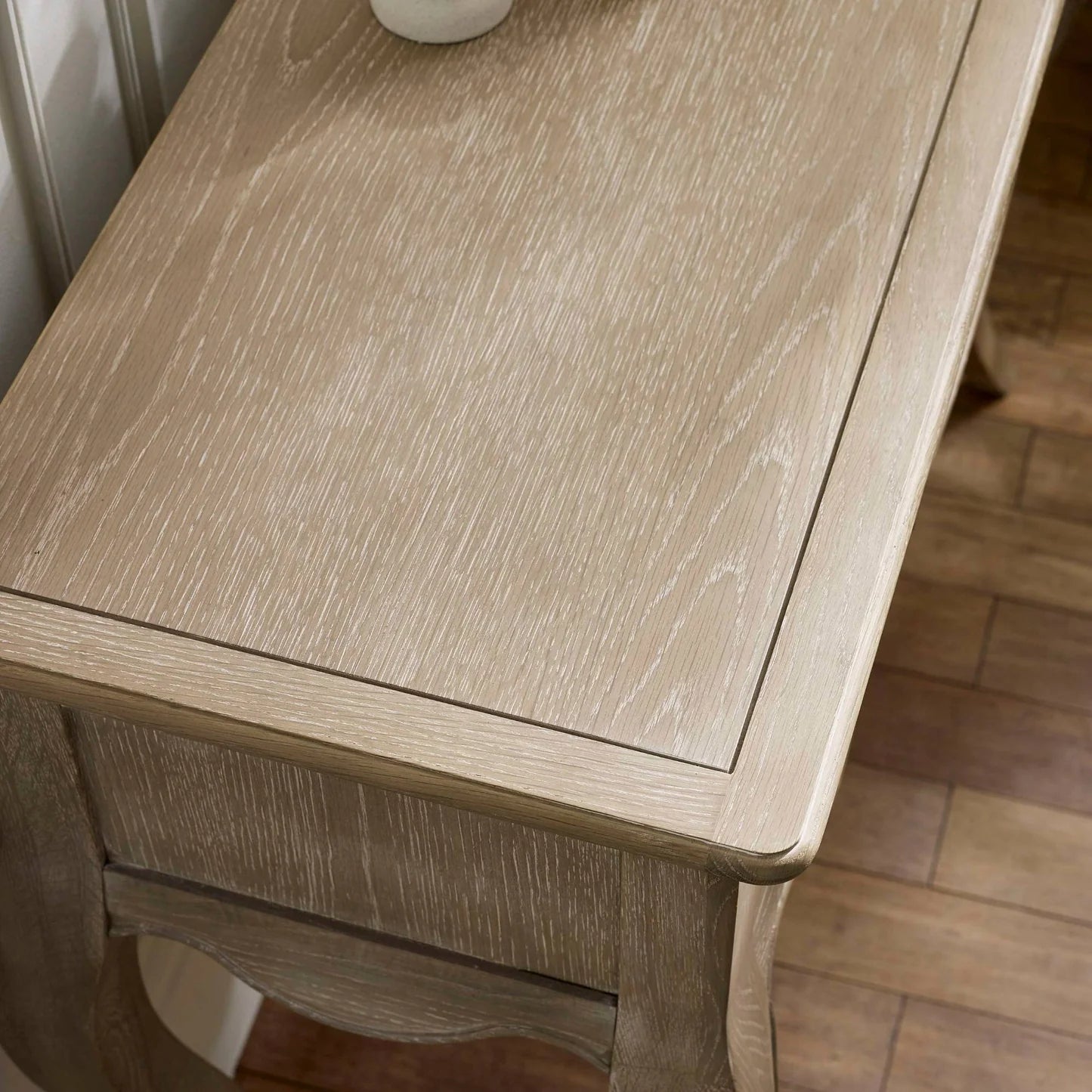 Julian Bowen Camille Console Table Top Close Up-Better Bed Company