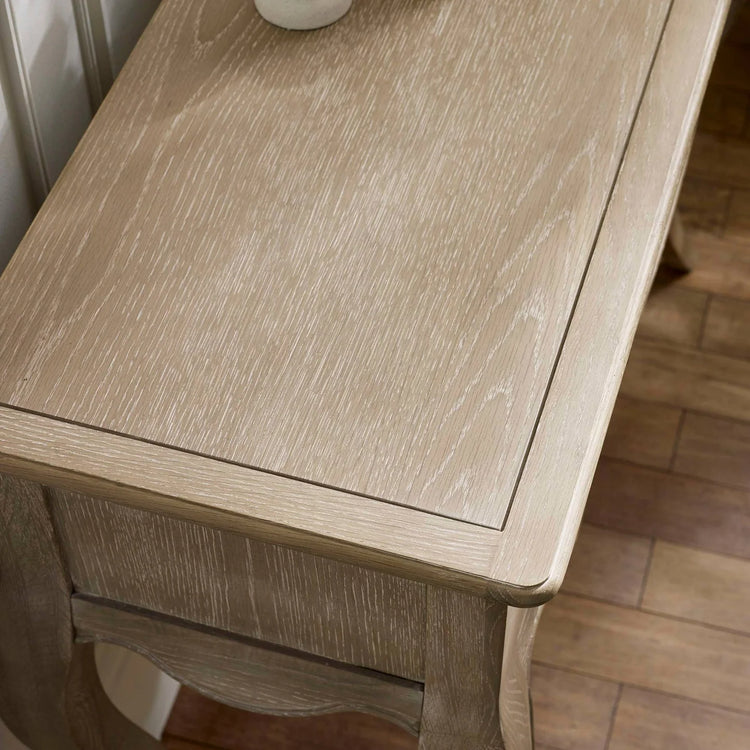 Julian Bowen Camille Console Table Top Close Up-Better Bed Company