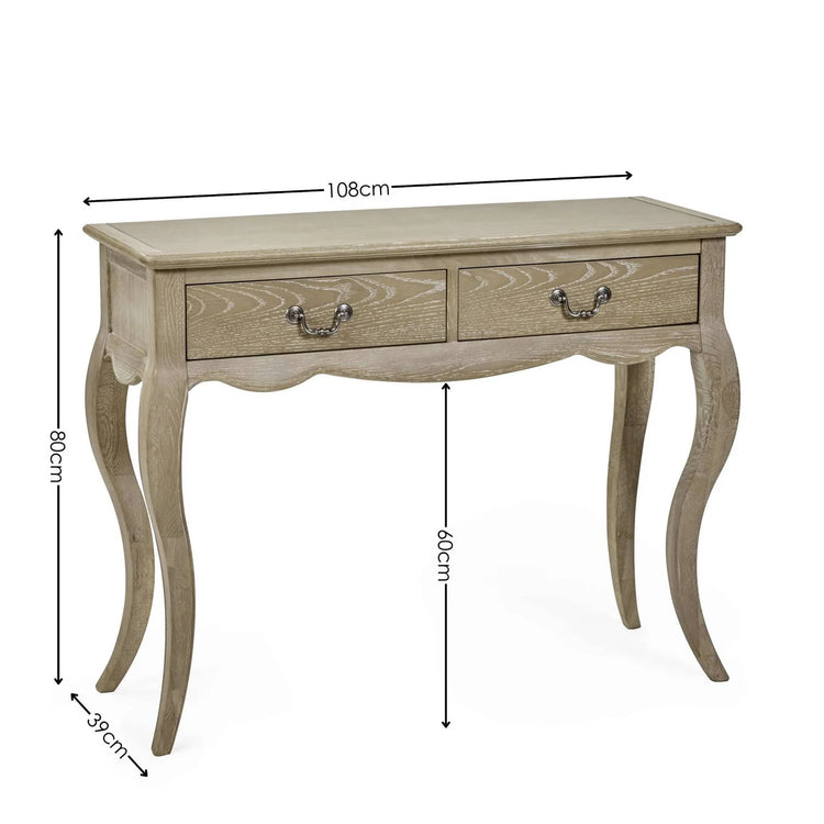 Julian Bowen Camille Console Table Dimensions-Better Bed Company