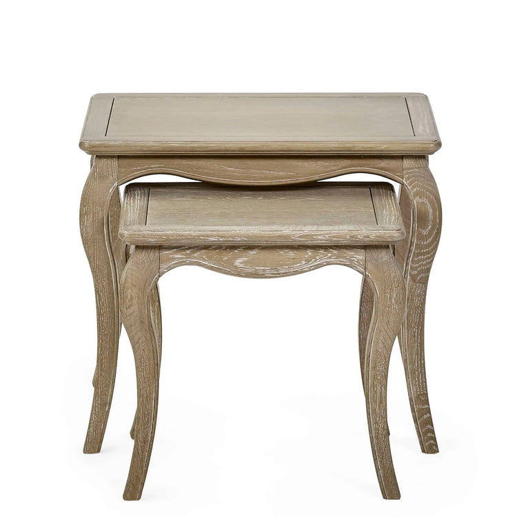 Julian Bowen Camille Nesting Tables From Side With Table Out-Better Bed Company