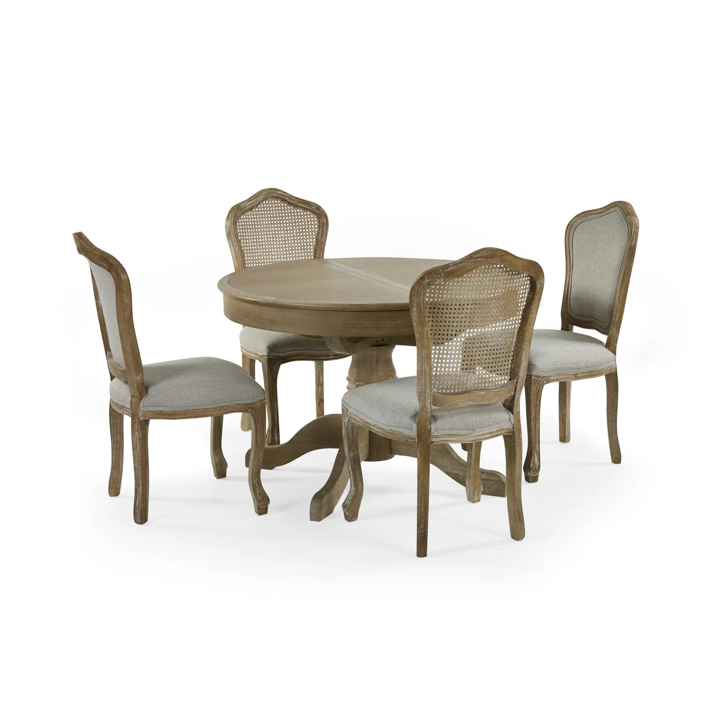Julian Bowen Camille Rattan Dining Chair Set Of 2 With Table-Better Bed Company