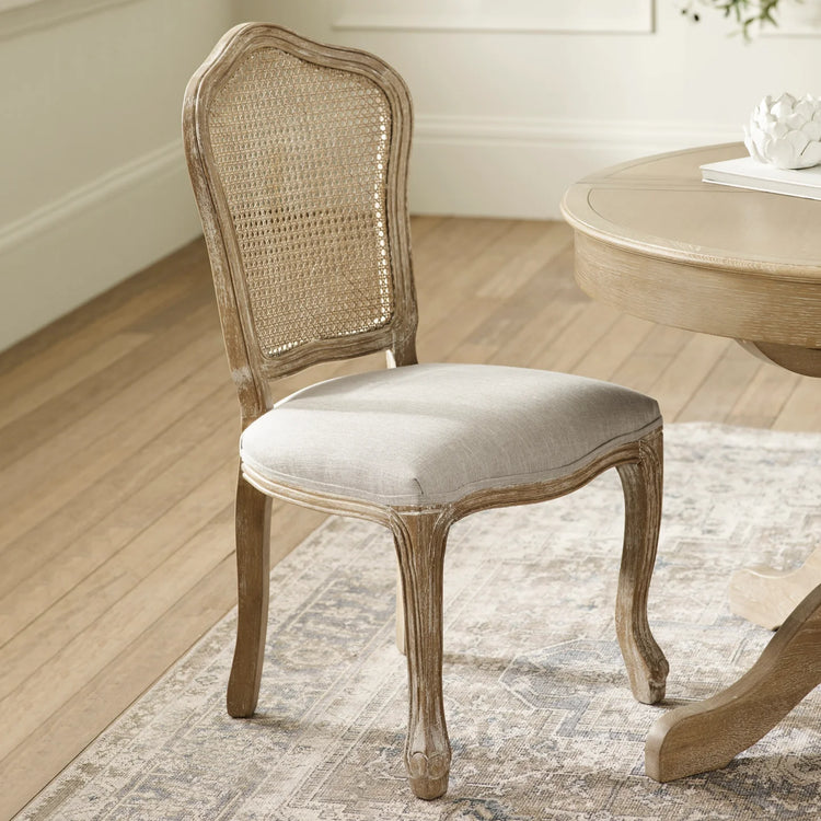 Julian Bowen Camille Rattan Dining Chair Set Of 2-Better Bed Company