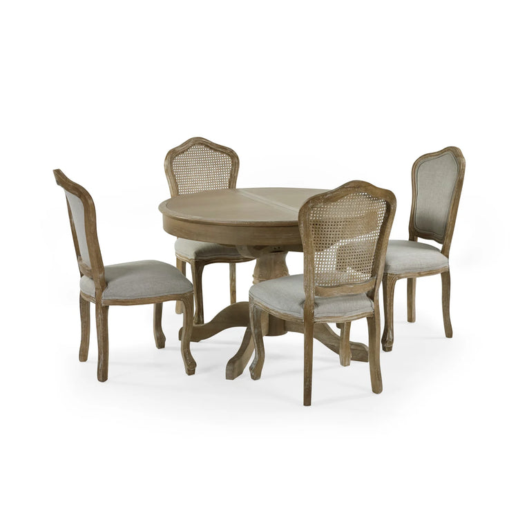 Julian Bowen Camille Upholstered Dining Chair From Back Set-Better Bed Company