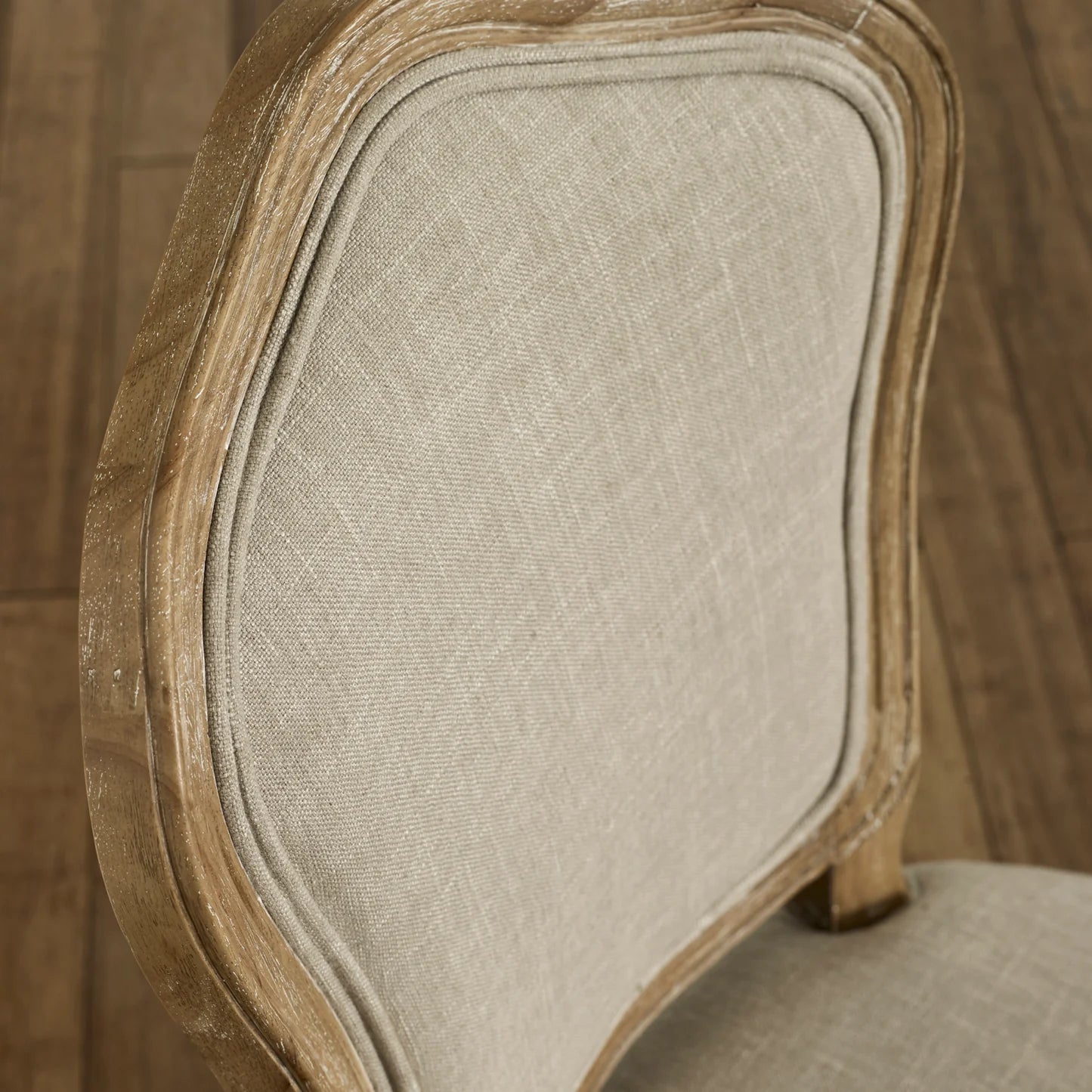 Julian Bowen Camille Upholstered Dining Chair Fabric Close Up-Better Bed Company