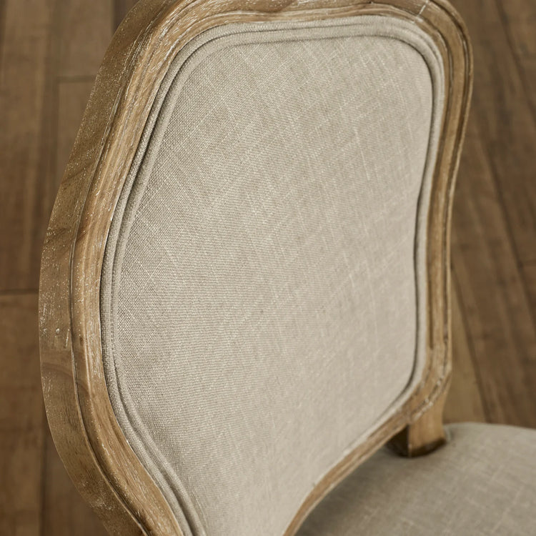 Julian Bowen Camille Upholstered Dining Chair Fabric Close Up-Better Bed Company