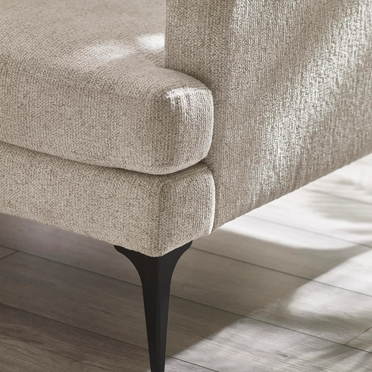 Julian Bowen Carrera Sofa 2 Seat Cushion Close Up-Better Bed Company
