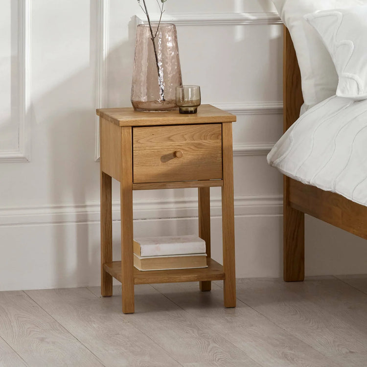 Julian Bowen Coxmoor 1 Drawer Bedside-Better Bed Company