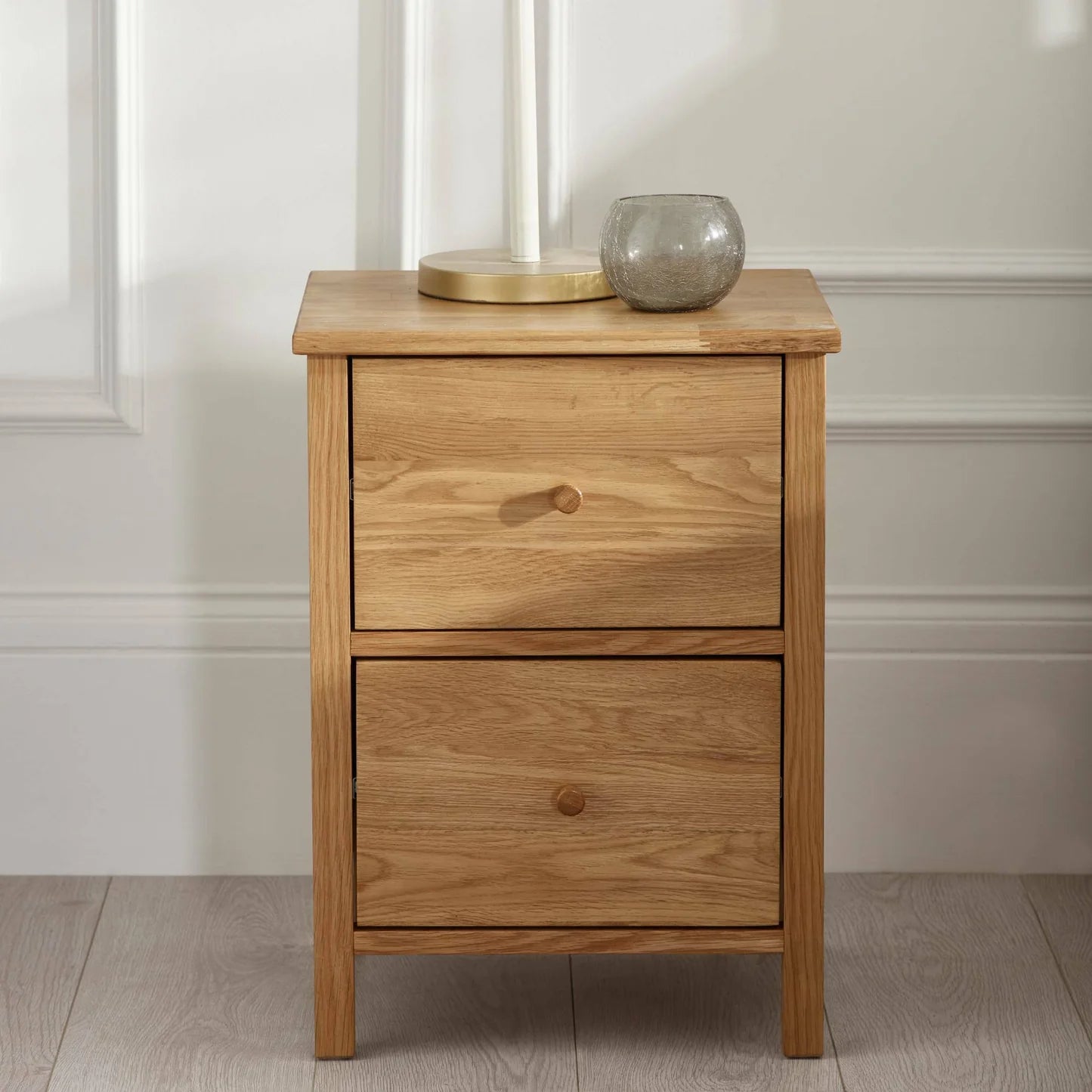 Julian Bowen Coxmoor 2 Drawer Bedside-Better Bed Company