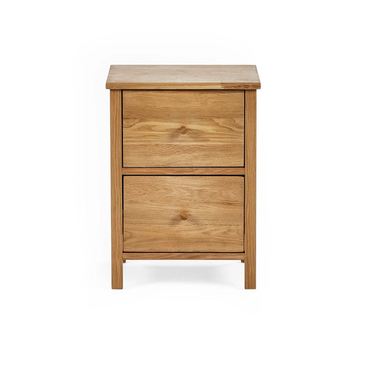 Julian Bowen Coxmoor 2 Drawer Bedside-Better Bed Company