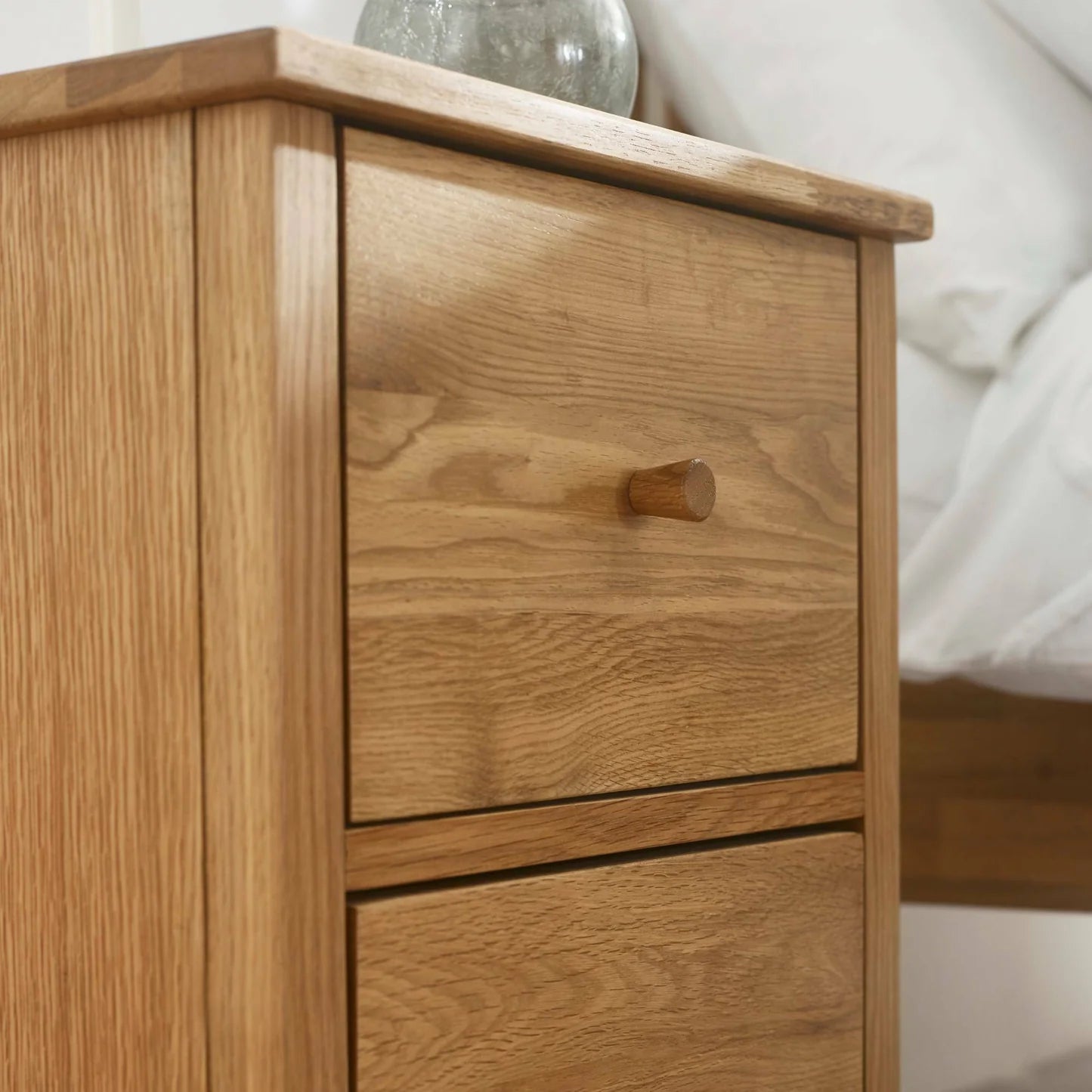 Julian Bowen Coxmoor 2 Drawer Bedside-Better Bed Company