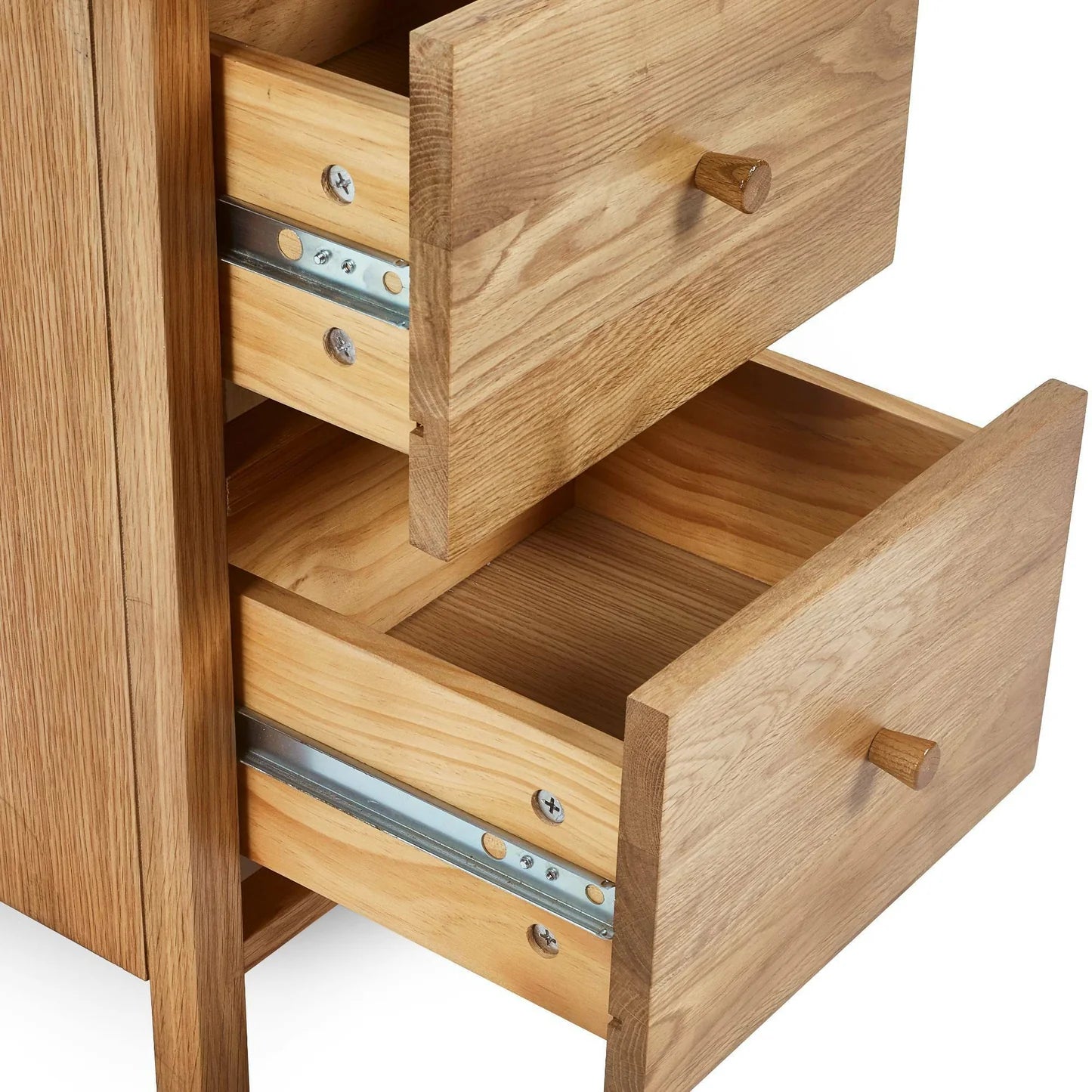 Julian Bowen Coxmoor 2 Drawer Bedside-Better Bed Company