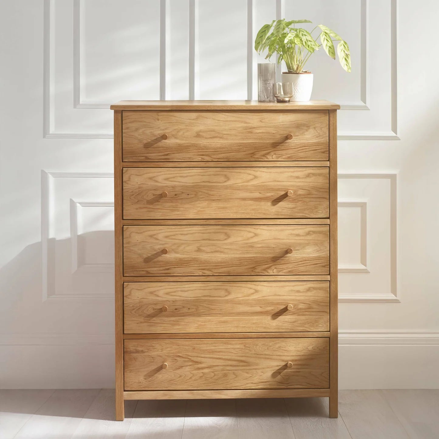 Julian Bowen Coxmoor 5 Drawer Wide Chest-Better Bed Company