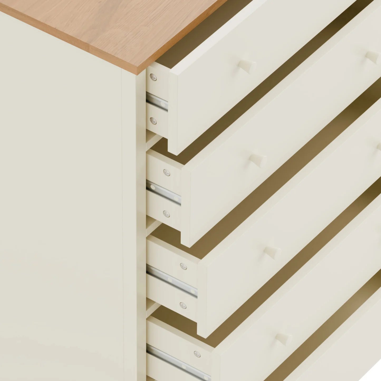Julian Bowen Coxmoor 5 Drawer Wide Chest-Better Bed Company