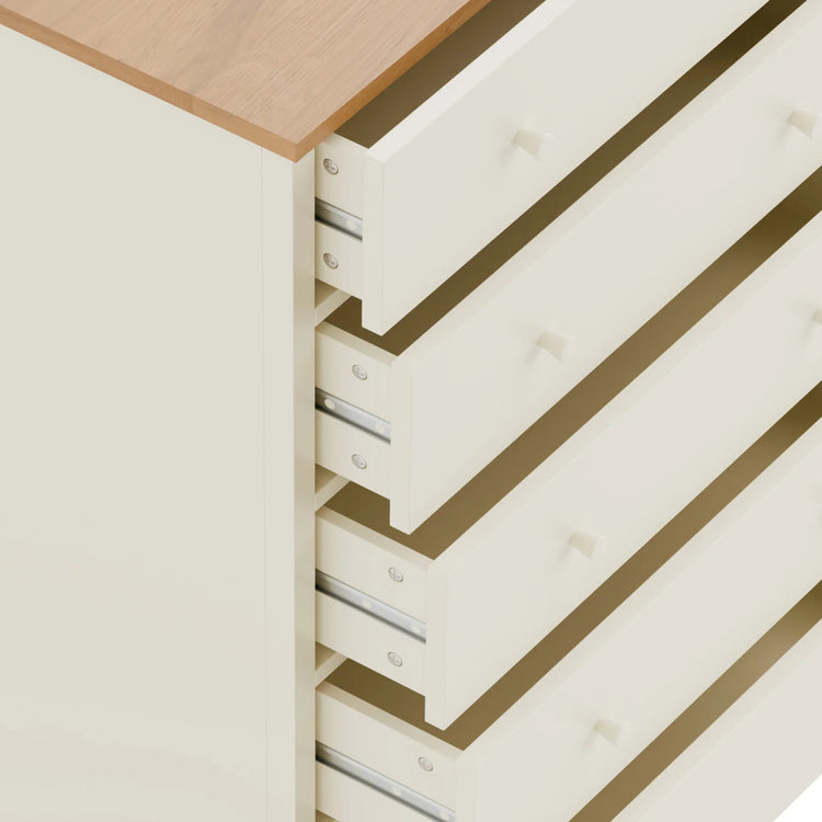 Julian Bowen Coxmoor 5 Drawer Wide Chest-Better Bed Company