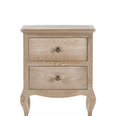 Julian Bowen Camille 2 Drawer Bedside Table-Better Bed Company