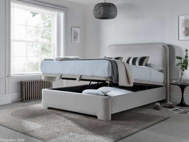 Kaydian Clitheroe Maskat Clay Ottoman Bed-Better Bed Company