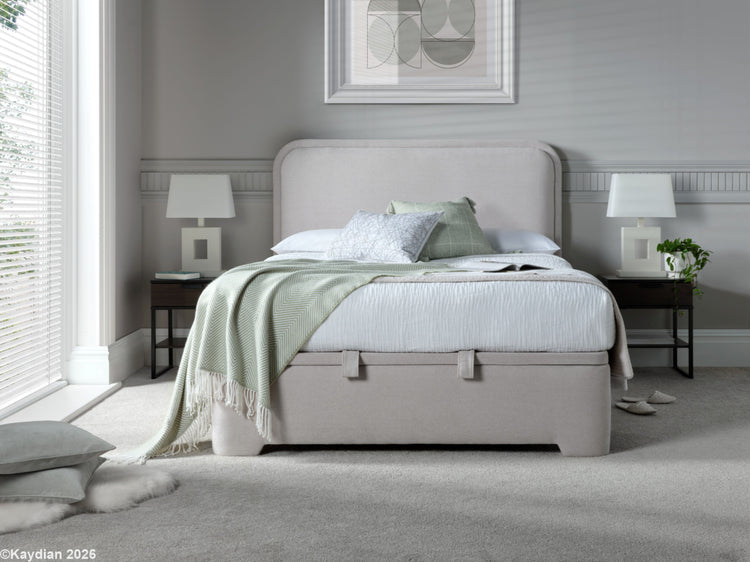 Kaydian Clitheroe Maskat Clay Ottoman Bed-Better Bed Company