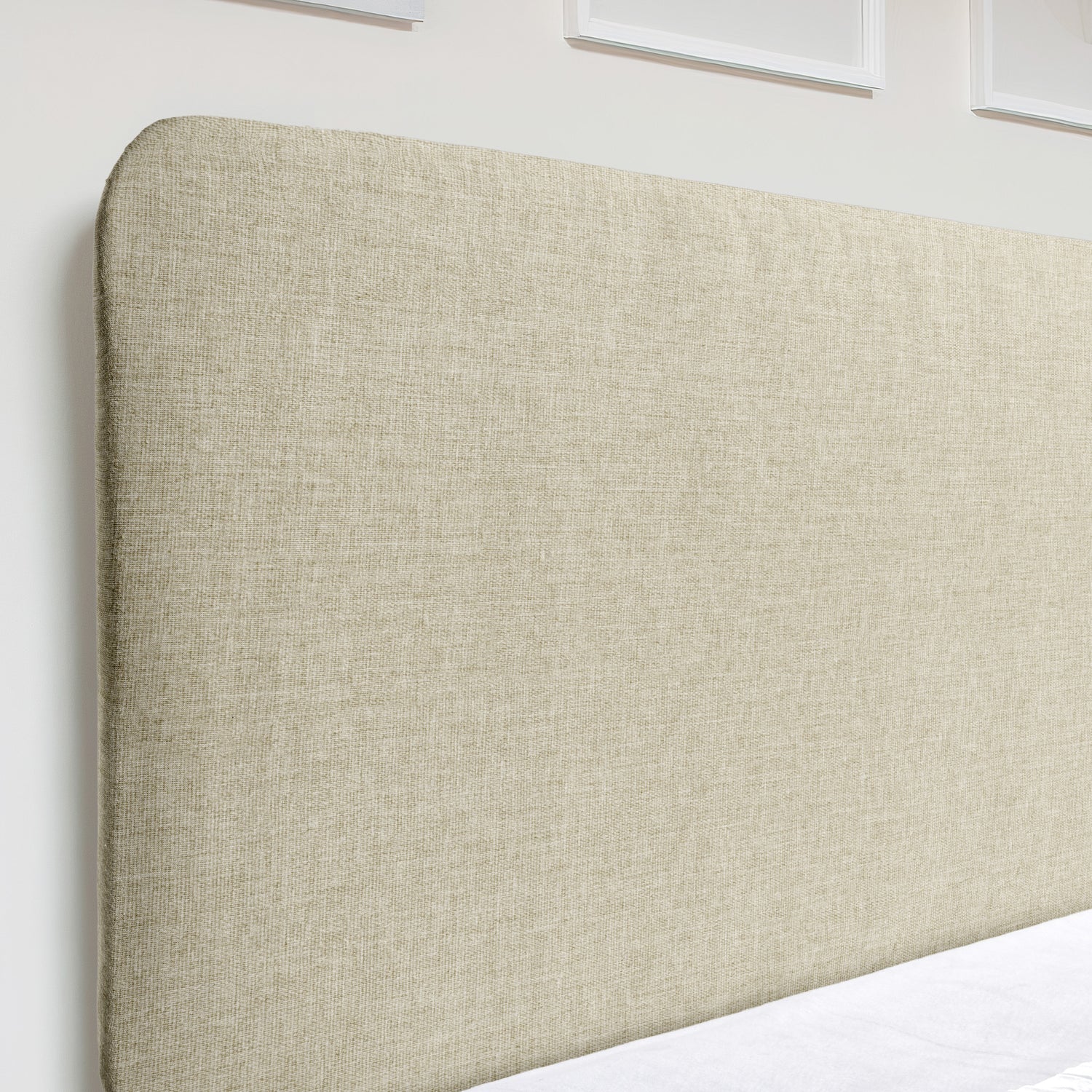 Airsprung Beds Blyth Curved Headboard-Sierra Silk-Better Bed Company