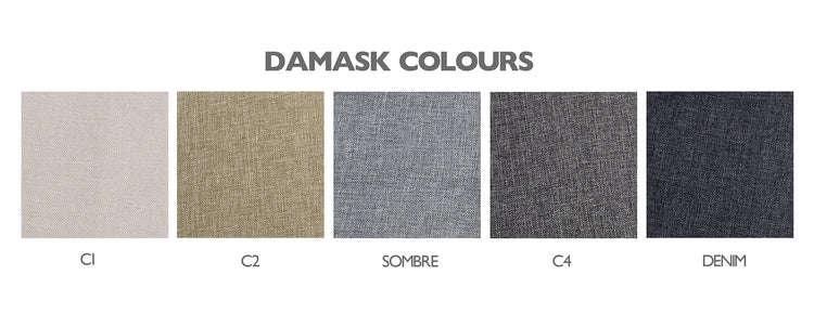 Dorlux Oxford 1000 Divan Bed Damask Fabrics-Better Bed Company