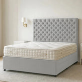 Darragh Silver Contract Divan Bed-Better Bed Company