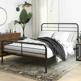 Dorel Millie Metal Bed Double Black-Better Bed Company